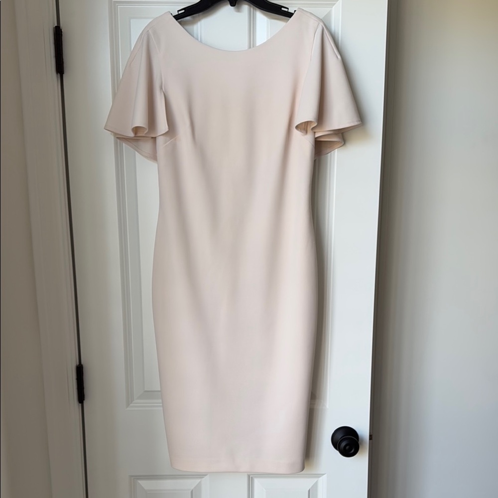 Calvin Klein like new Elegant Cream Dress